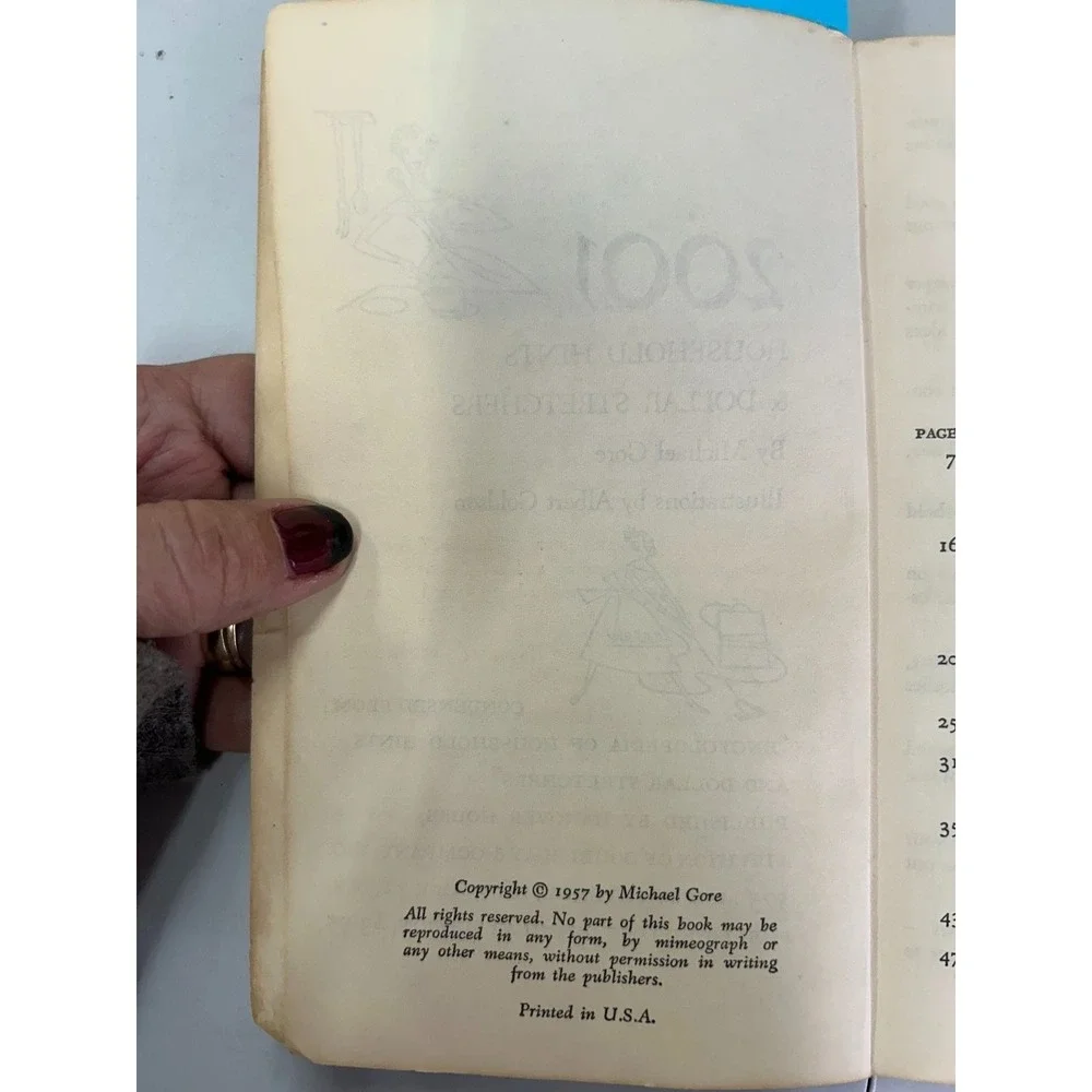 2001 Household Hints & Dollar Stretchers Michael Gore 1957 Illustrated